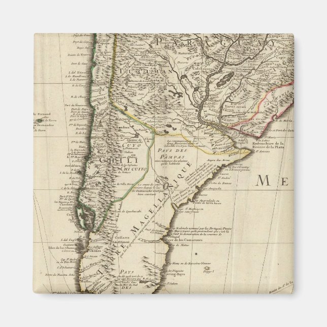 Imã Paraguai, América do Sul (Frente)