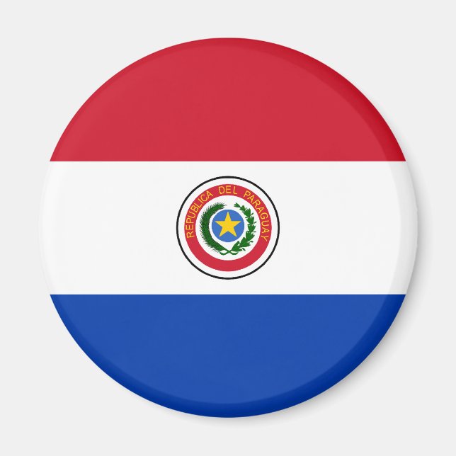 Imã Paraguai, bandeira do Paraguai (Frente)