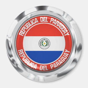 Imã Paraguai Round Emblem