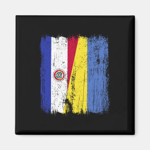Imã Paraguai Ucrânia Meia Bandeira Paraguaio Ucraniano