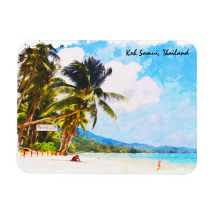 Ímã Paraíso de praia Tropical Koh Samui thaile
