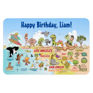 Ímã Paraíso SoCal Personalizado