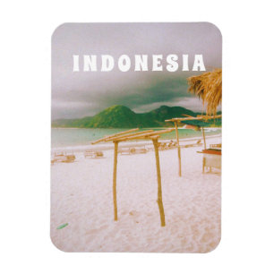 Ímã Paraíso Tropical Lombok Indonésia Impressão