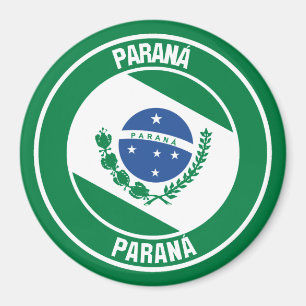 Imã Paraná Round Emblem