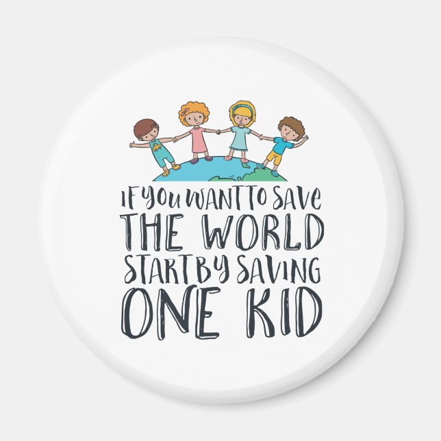 Imã Parar a Campanha de Consciência e Amor para Crianç (Frente)