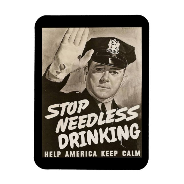 Ímã Parar Bebendo (Vertical)