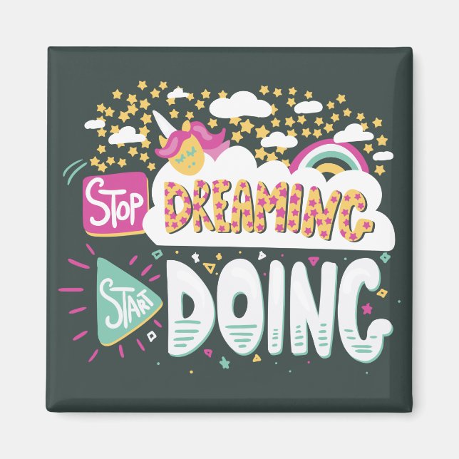 Imã Parar de Sonhar, Começar A Fazer Floresta Verde (Frente)