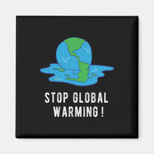 Imã Parar Glol Aquecendo Mudanças Climáticas Dia da Te