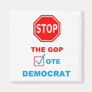 Imã PARAR o GOP - Sq Magnet