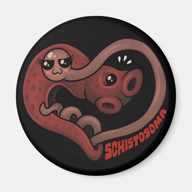 Imã PARASITAS: Fluxos sanguíneos (esquistosoma) (Frente)