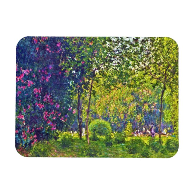 Ímã Parc Monceau Claude Monet (Horizontal)