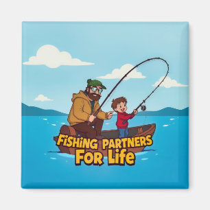 Imã Parceiros de Pesca para a Vida