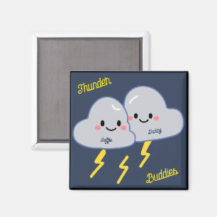 Imã Parceiros do Trovão Personalizados