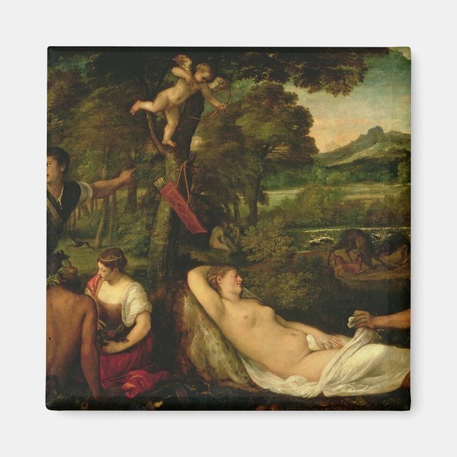 Imã Pardo Venus ou Júpiter e Antiope (Frente)