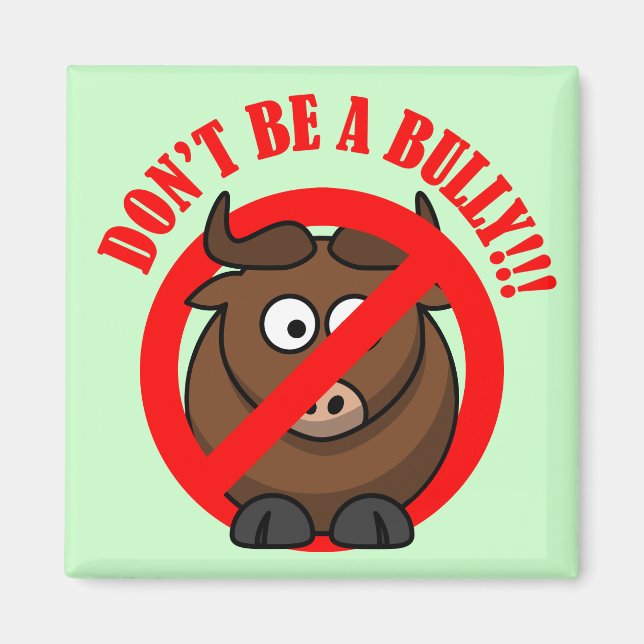 Imã Pare de assombrar agora: Não faça bullying (Frente)