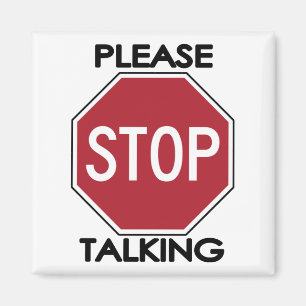 Imã PARE DE por favor falar