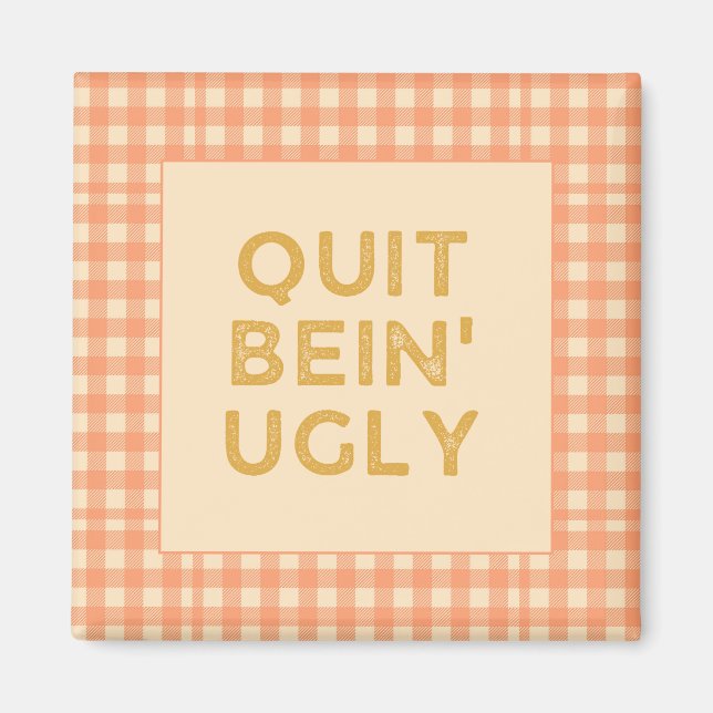 Imã Pare de ser feia com o país (Frente)