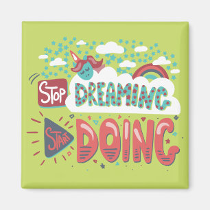 Imã Pare de sonhar, comece a fazer Limão suave