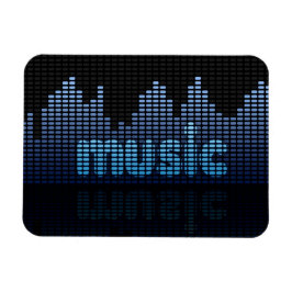 Ímã Parede de Ondas de Música do Equalizador Digital