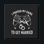 Imã Parei Meu Jogo Para Casar Engraçado Dia De Casamen<br><div class="desc">Eu Pausei Meu Jogo Para Casar Com Uma Engraçada Piada De Dia De Casamento</div>