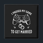 Imã Parei Meu Jogo Para Casar Engraçado Dia De Casamen<br><div class="desc">Eu Pausei Meu Jogo Para Casar Com Uma Engraçada Piada De Dia De Casamento</div>