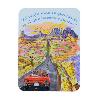 Ímã pareja de viaje