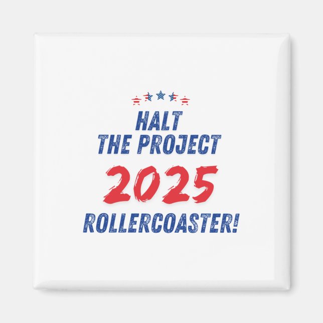 Imã Parem A Rollercoaster Do Projeto 2025! Trump 2025 (Frente)