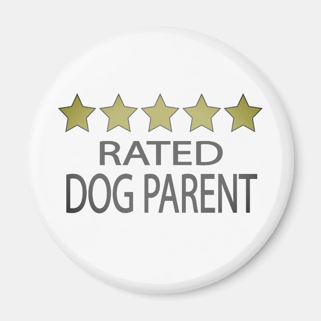 Imã Parente de Cinco Estrelas de Cães (Frente)