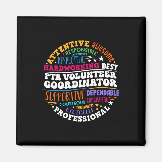 Imã Parents Teacher Ociation Pta Volunteer Coordinator (Frente)