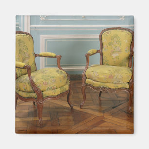 Imã Pares de poltronas de Louis XV, 1723-74