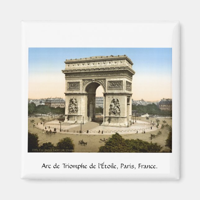 Imã Paris Antigo França, Arco do Triunfo (Frente)