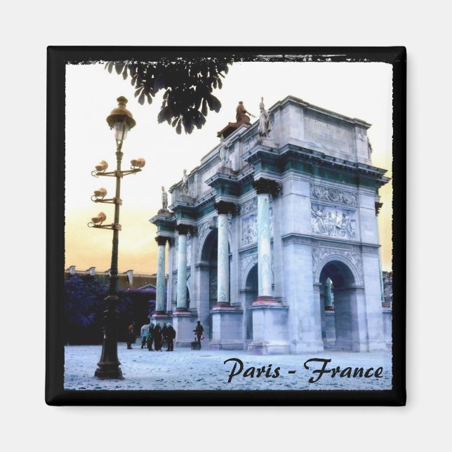 Imã Paris, Arc de Triomphe, França (Magnet) (Frente)