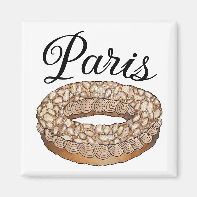 Imã Paris Brest Choux Paossserie French Patisserie Fra (Frente)