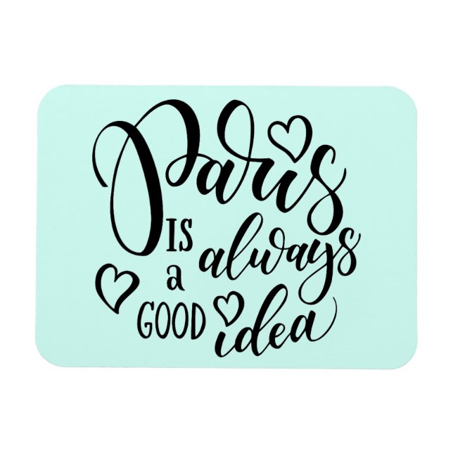 Ímã Paris É Sempre Um Bom Esboço De Ideia (Horizontal)