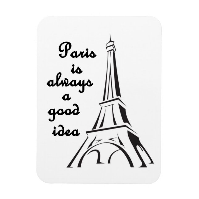 Ímã Paris é sempre uma boa ideia - Magnet (Vertical)