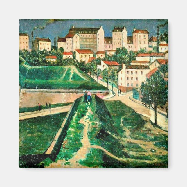 Imã Paris Fortificação por C.R.W. Nevinson, 1913 (Frente)