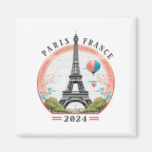 Imã Paris França 2024 Fleece Blankets, Torre Eiffel