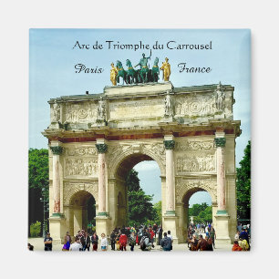 Imã Paris França - Arco do Triunfo do Carrousel