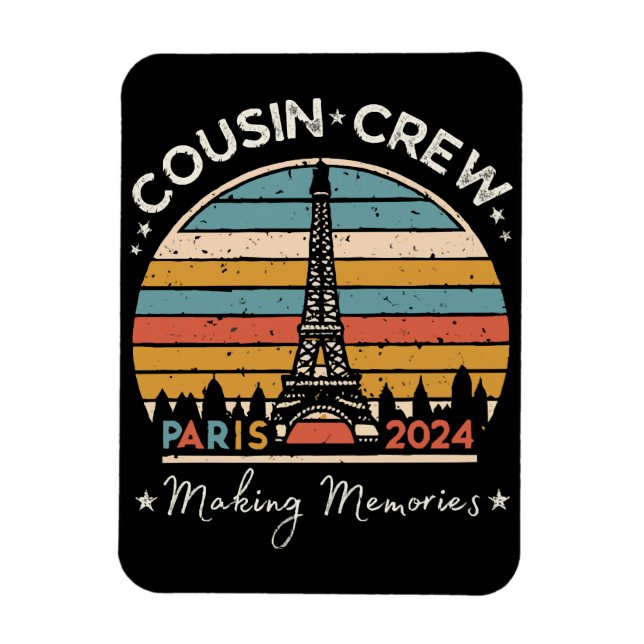 Ímã Paris França Criando Memórias 2024 (Vertical)