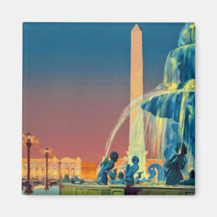 Imã Paris França Fonte Obelisco