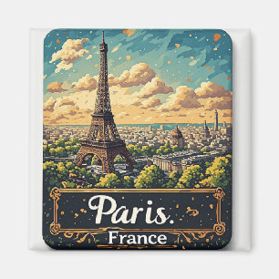 Imã 🧲 Paris França Jornada Europeia Memória Lembrança