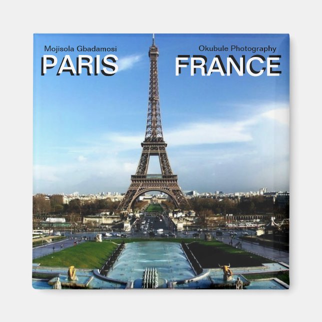 Imã Paris França Magnet Mojisola A Gbadamosi Okubule (Frente)