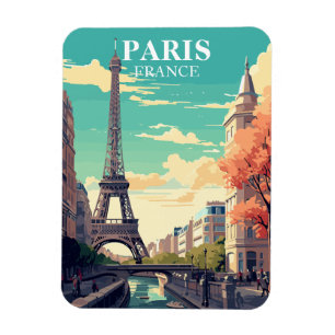Ímã Paris França Torre Eiffel Viagem Souvenir Magnet