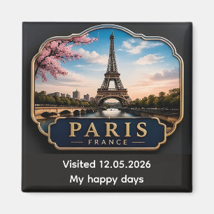 Imã 🧲 Paris França Viagem Lembrança Férias Memória 🗼