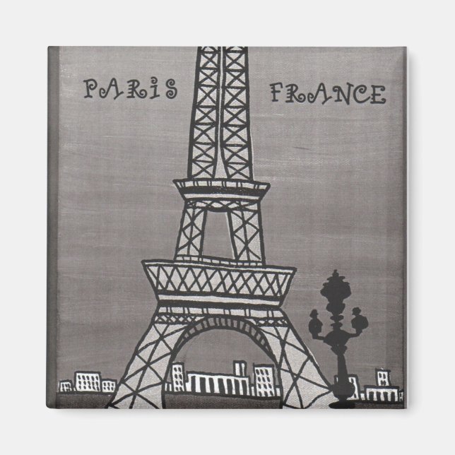 Imã Paris France Magnet (Frente)