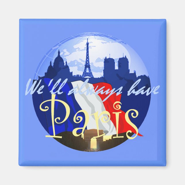 Imã PARIS France Magnet (Frente)