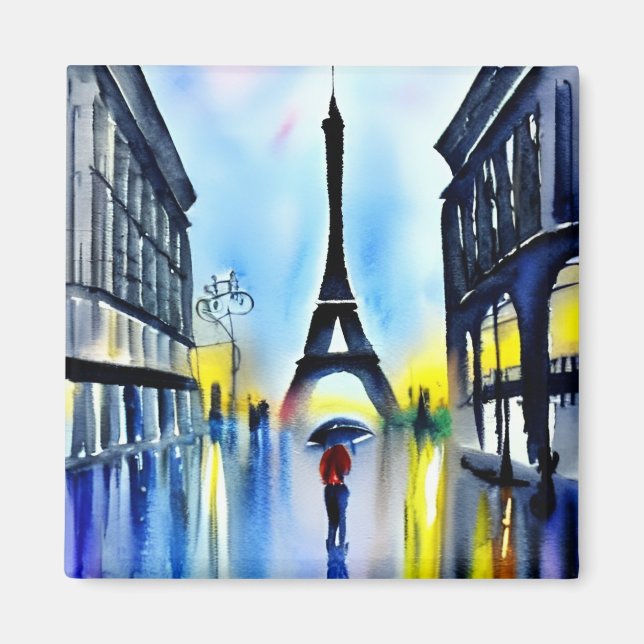 Imã Paris na chuva (Frente)