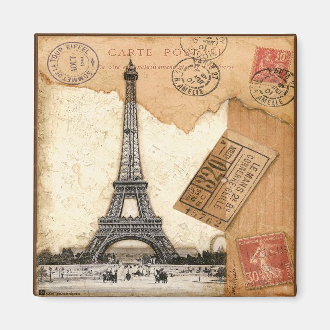 Imã Paris, Postmark (Frente)
