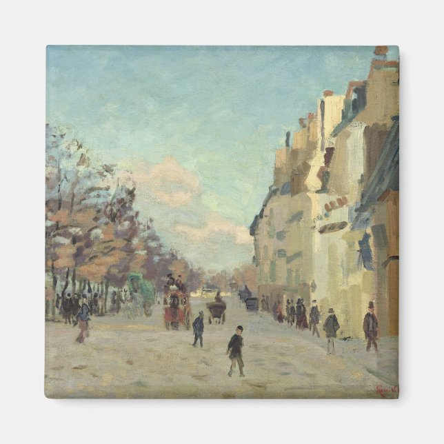 Imã Paris, Quai de Bercy, efeito da neve, c.1873-74 (Frente)