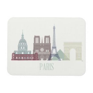 Ímã Paris Skyline